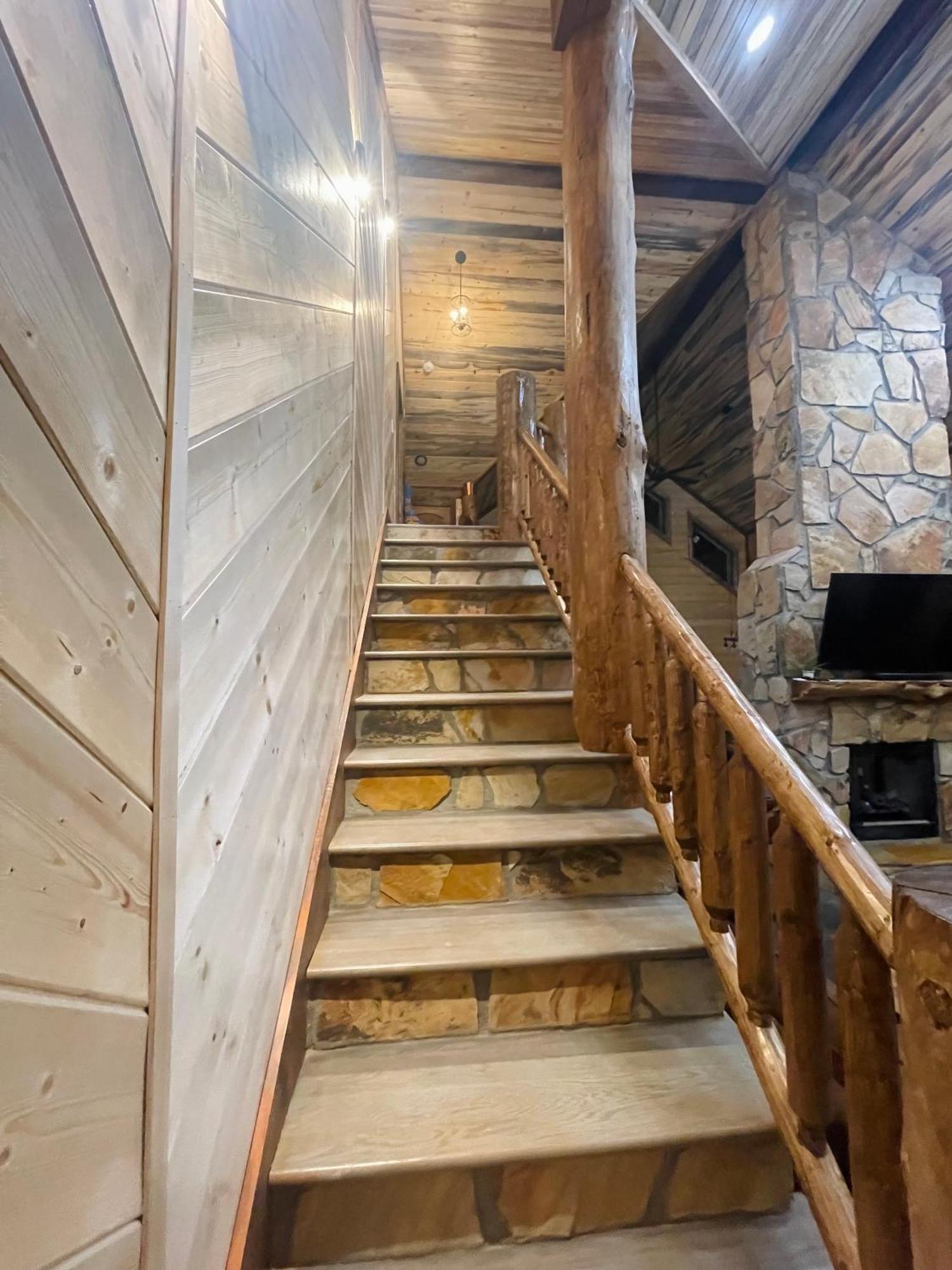 Wolf Creek Luxury Cabin Broken Bow Exteriör bild