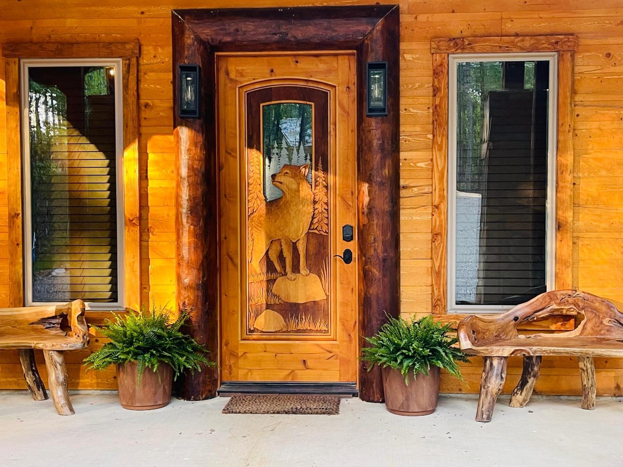 Wolf Creek Luxury Cabin Broken Bow Exteriör bild