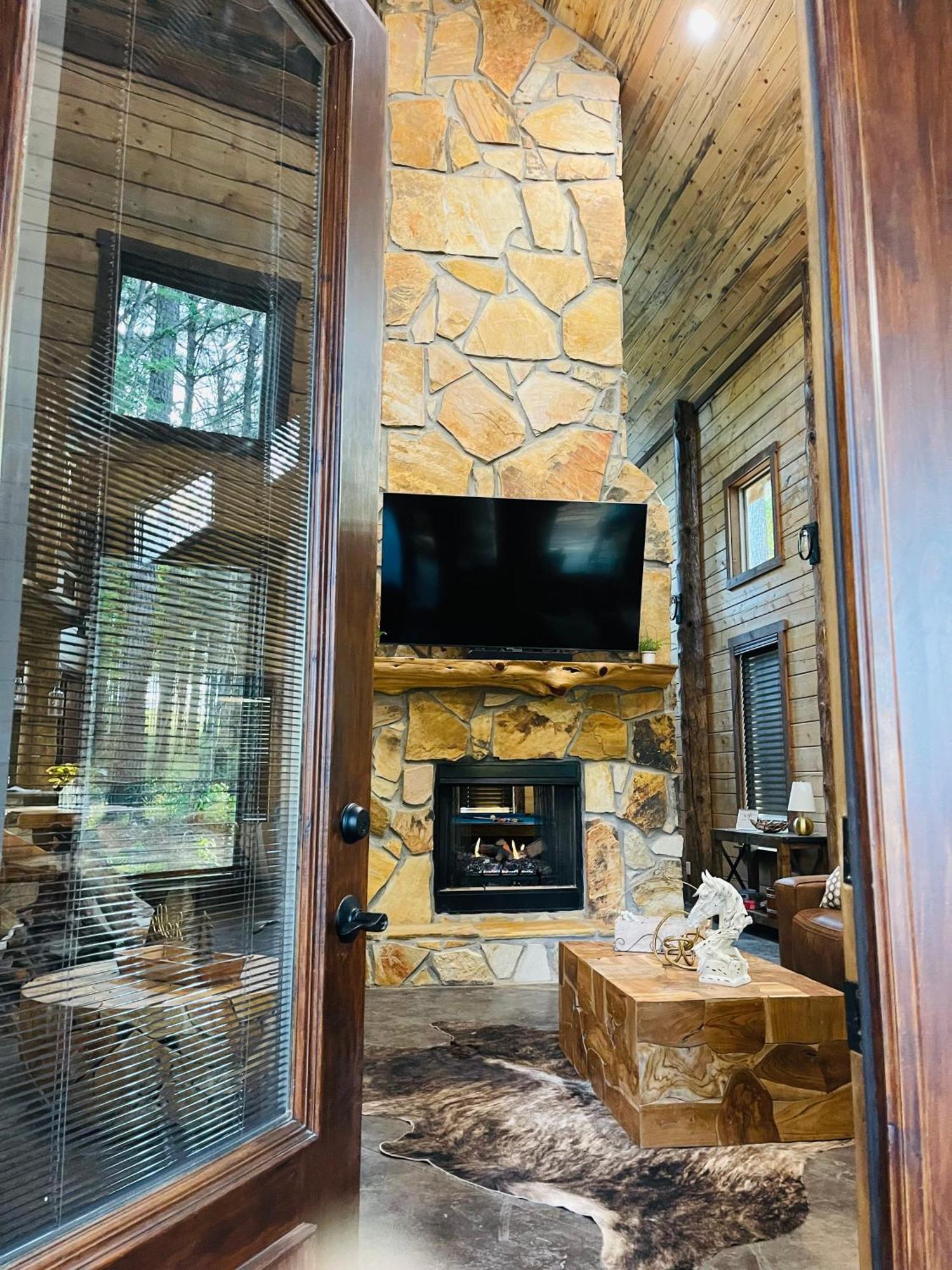 Wolf Creek Luxury Cabin Broken Bow Exteriör bild